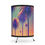 थंबनेल: Tripod Lamp with High-Res Printed Shade, US\CA plug, Sunset Palms