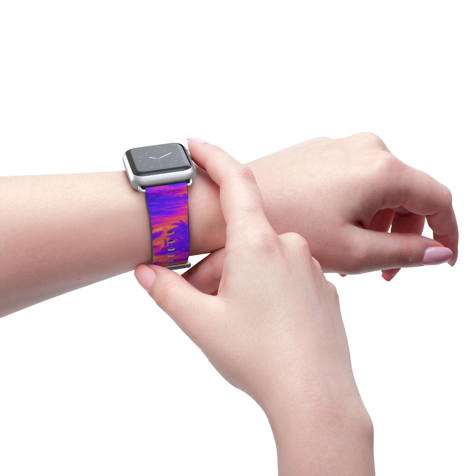 섬네일: Watch Band, Crazy Cool Tropical Toile