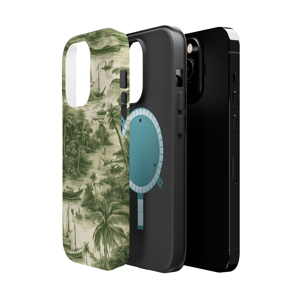 Miniatura: Magnetic Tough Cases, Tropical Toile #1, Green, Various Models