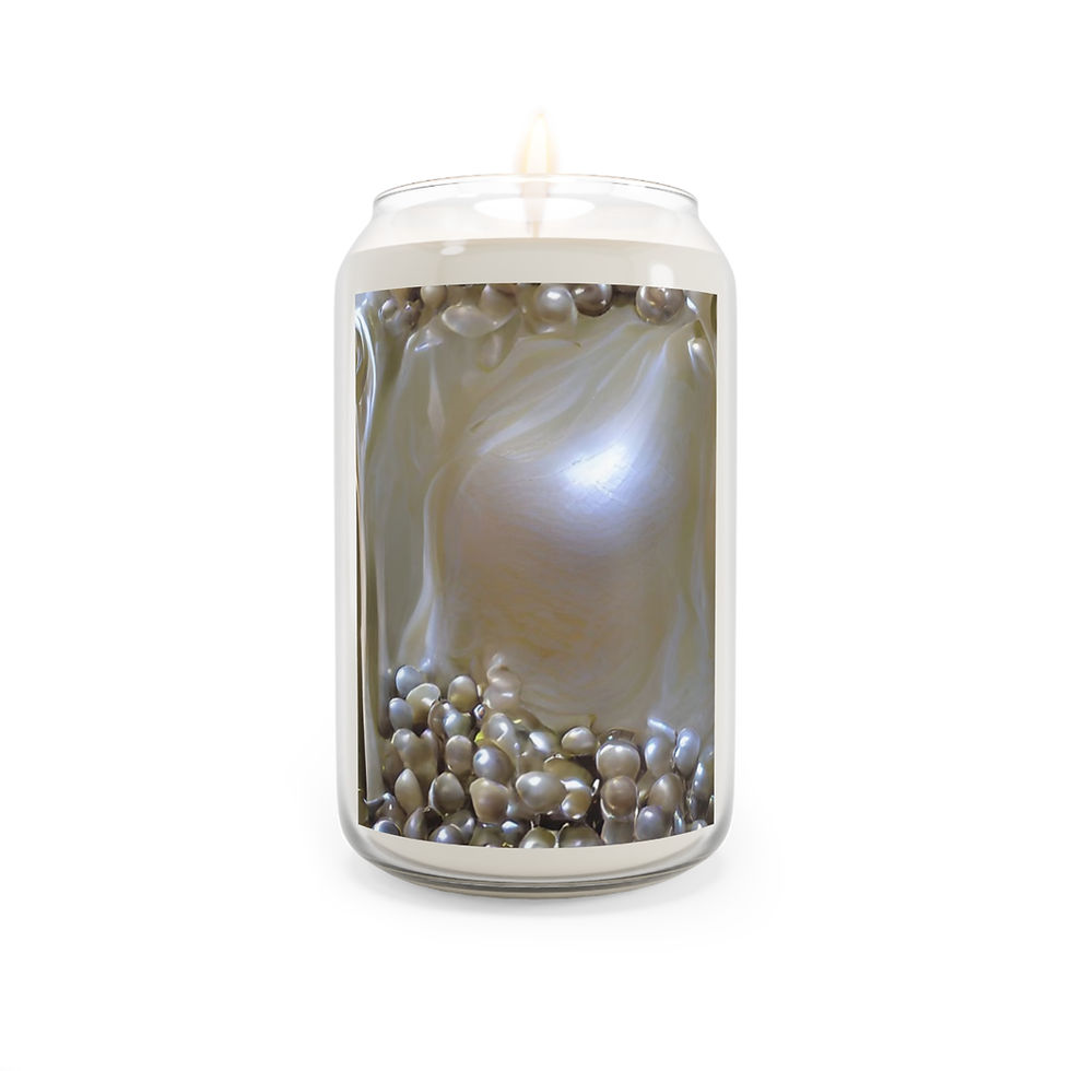 섬네일: Scented Candle, 13.75oz, - Natural Pearls Deam