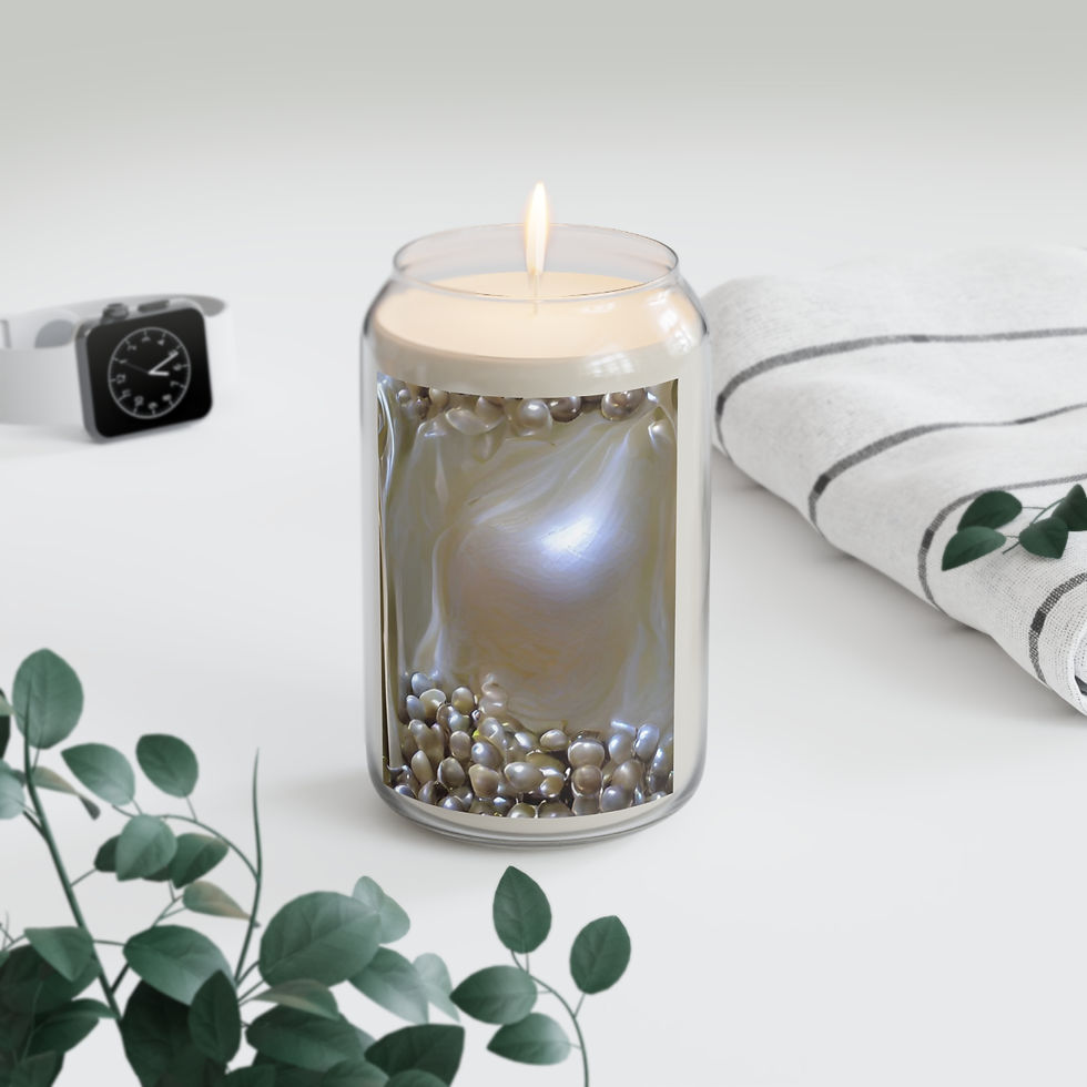 섬네일: Scented Candle, 13.75oz, - Natural Pearls Deam