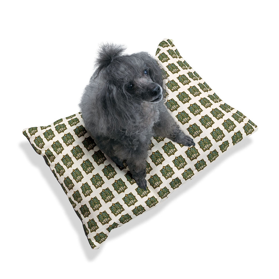 섬네일: Pet Bed, Deco Palm Trees, Green