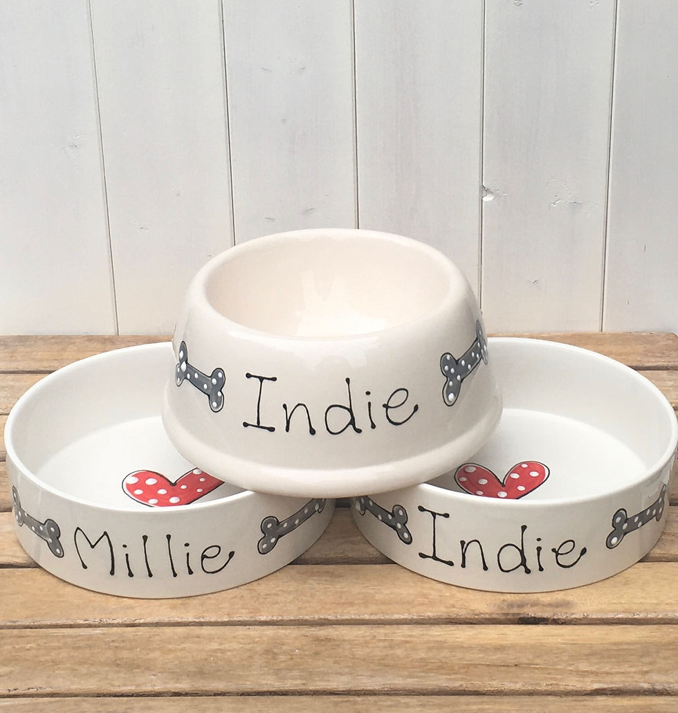 Thumbnail: Personalised Dog Bowls The Simply Stylish Range