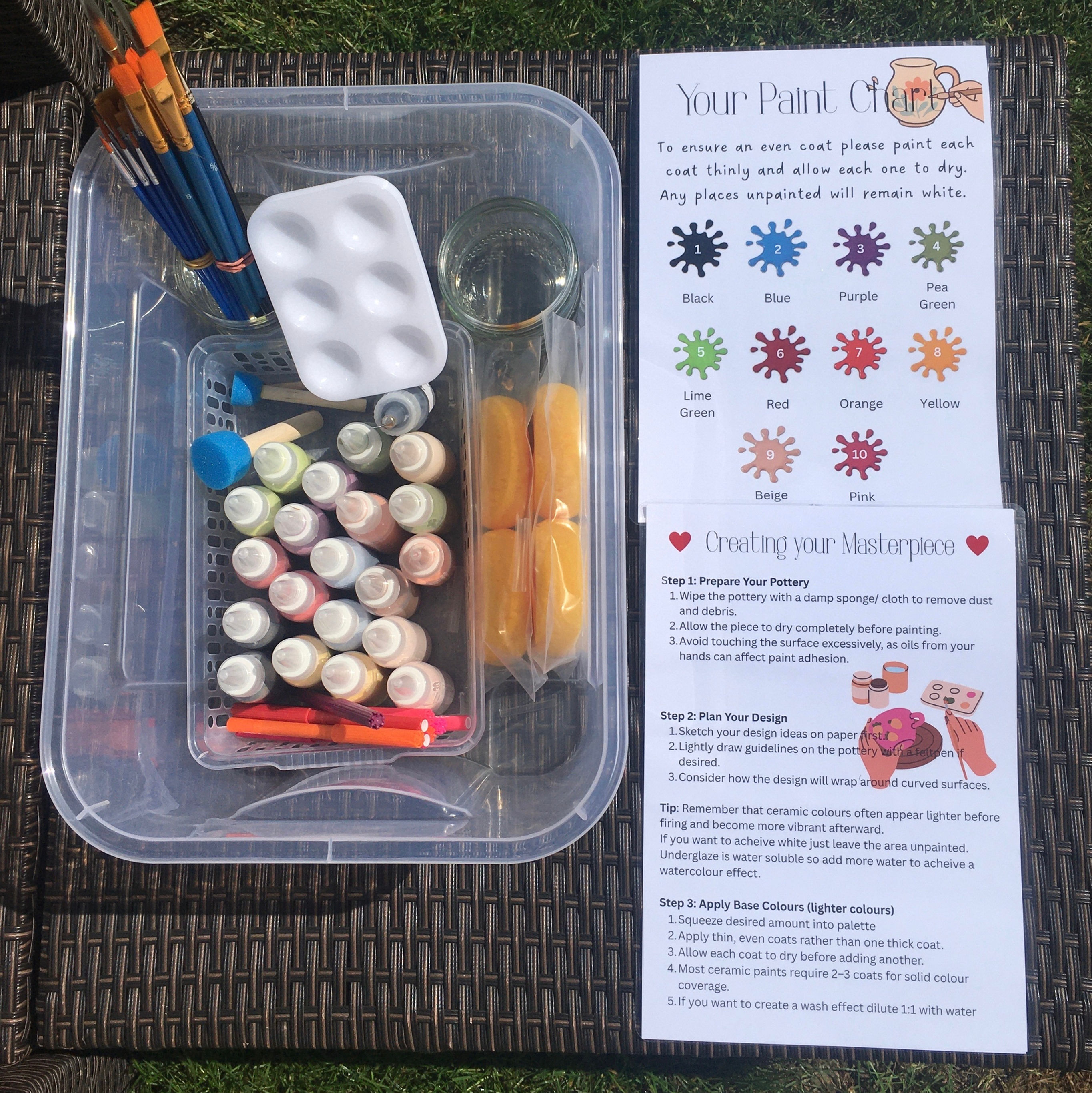 Pottery Painting at Home Kit