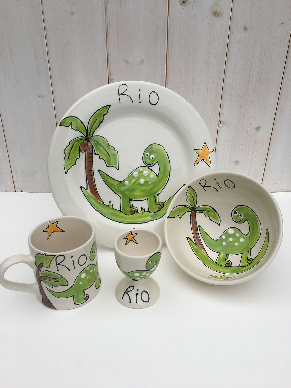 Thumbnail: Personalised Dinner Set for Children