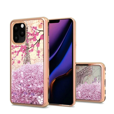 iPhone 11 PRO Design Water Quicksand Glitter Case