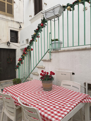 Christmas decorations in Ostuni