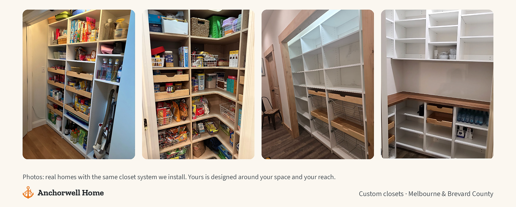 Custom Pantries melbourne and brevard county