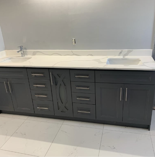 Modern bathroom vanity cabinet