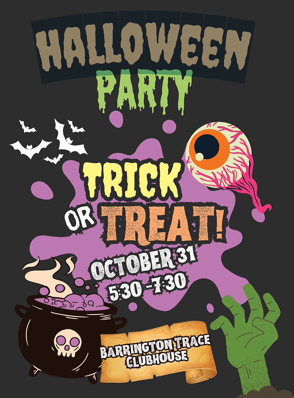 Barrington Trace Halloween Party