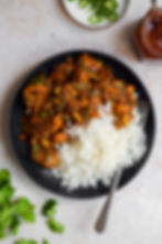 Chilli Gobi with Naan/Rice