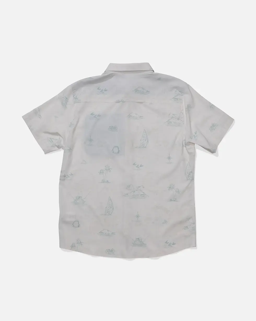 Thumbnail: Salty Crew Flagship UV Button up shirt in White