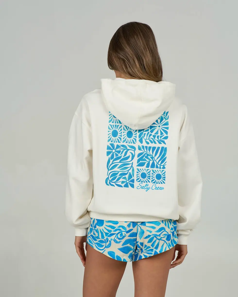 Thumbnail: Salty Crew Sunblock hoody in off white
