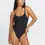 Thumbnail: Volcom Simply Seamless 1 piece Swimwear in black