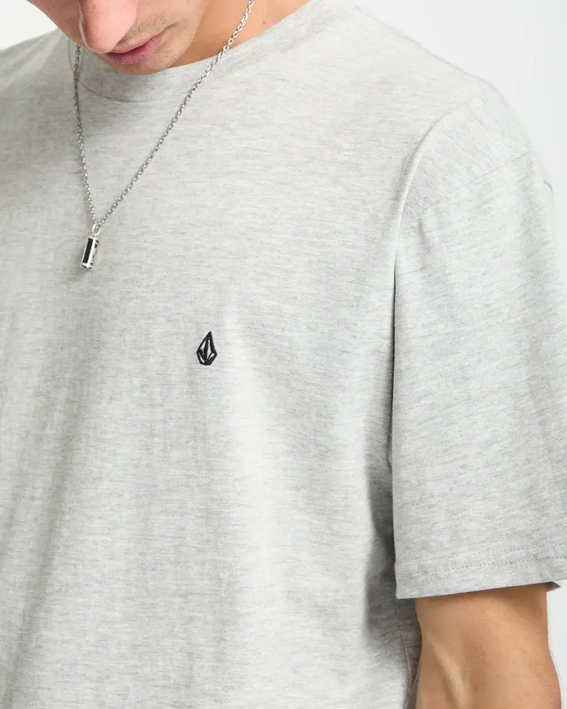 Thumbnail: Volcom Stone Blanks tee in Heather Grey