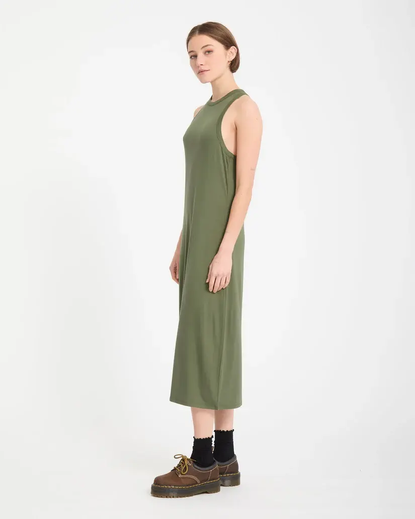 Thumbnail: Volcom Stoneligt Dress in bayleaf