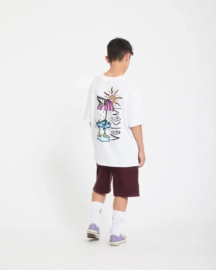 Thumbnail: Volcom Sunfish kids tee in white