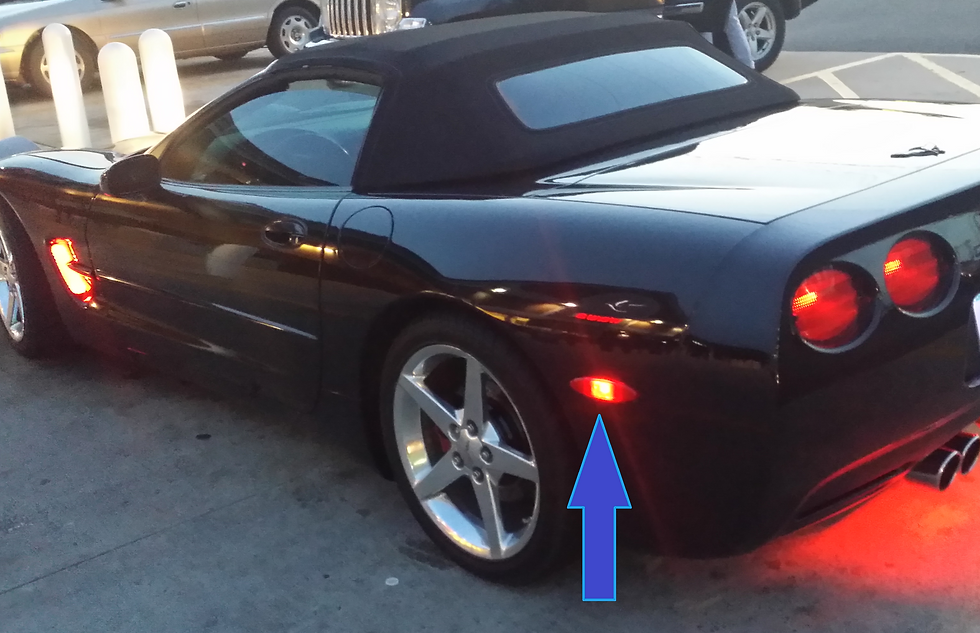 C5 C6 CORVETTE F/R LED SIDE MARKER LIGHTS