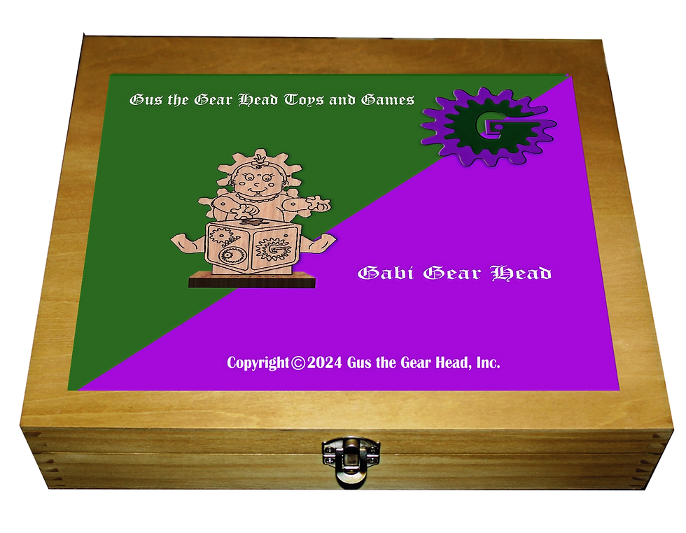Thumbnail: Gabi Gear Head Wood Gear Toy