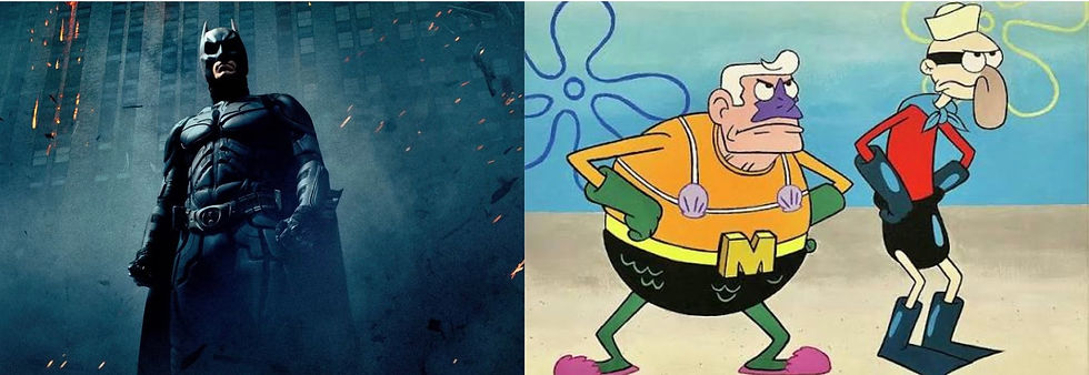 batman/mermaid man and barnacle boy