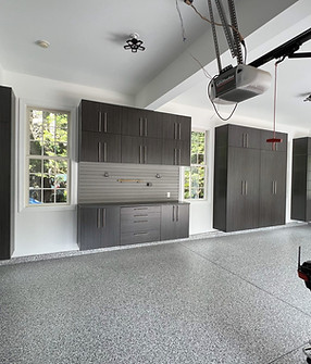 Garage Cabinets & Epoxy Flooring