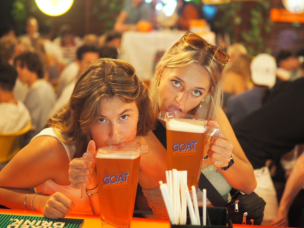 Girls enjoying our $10 Jugs
