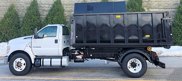 Ford F-750 Truck with Stellar Hook Lift and Custom Chipper Body