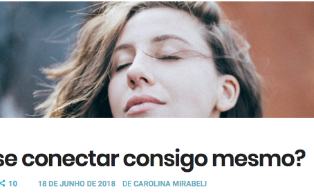 Como se conectar consigo mesmo?