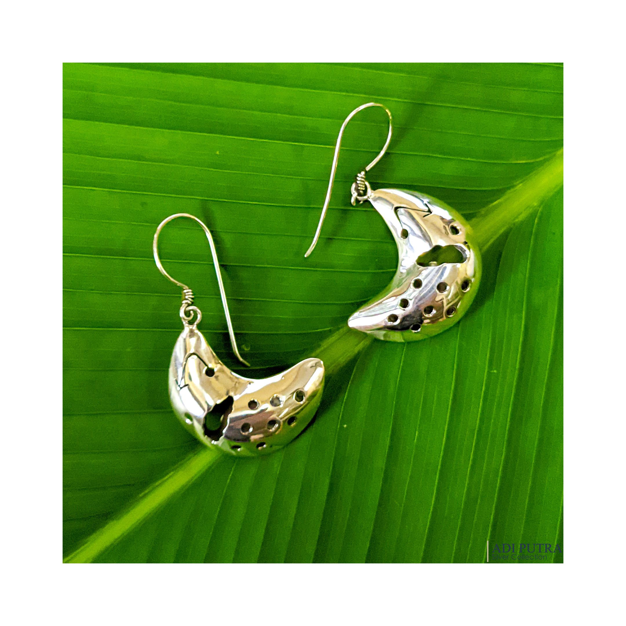 Smiling Moon Earring