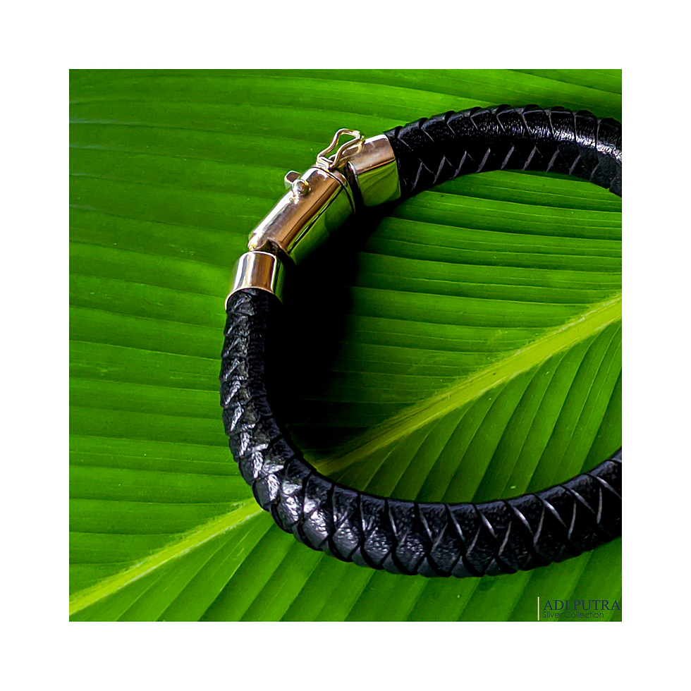 Thumbnail: Braided Bracelet With Silver Touch