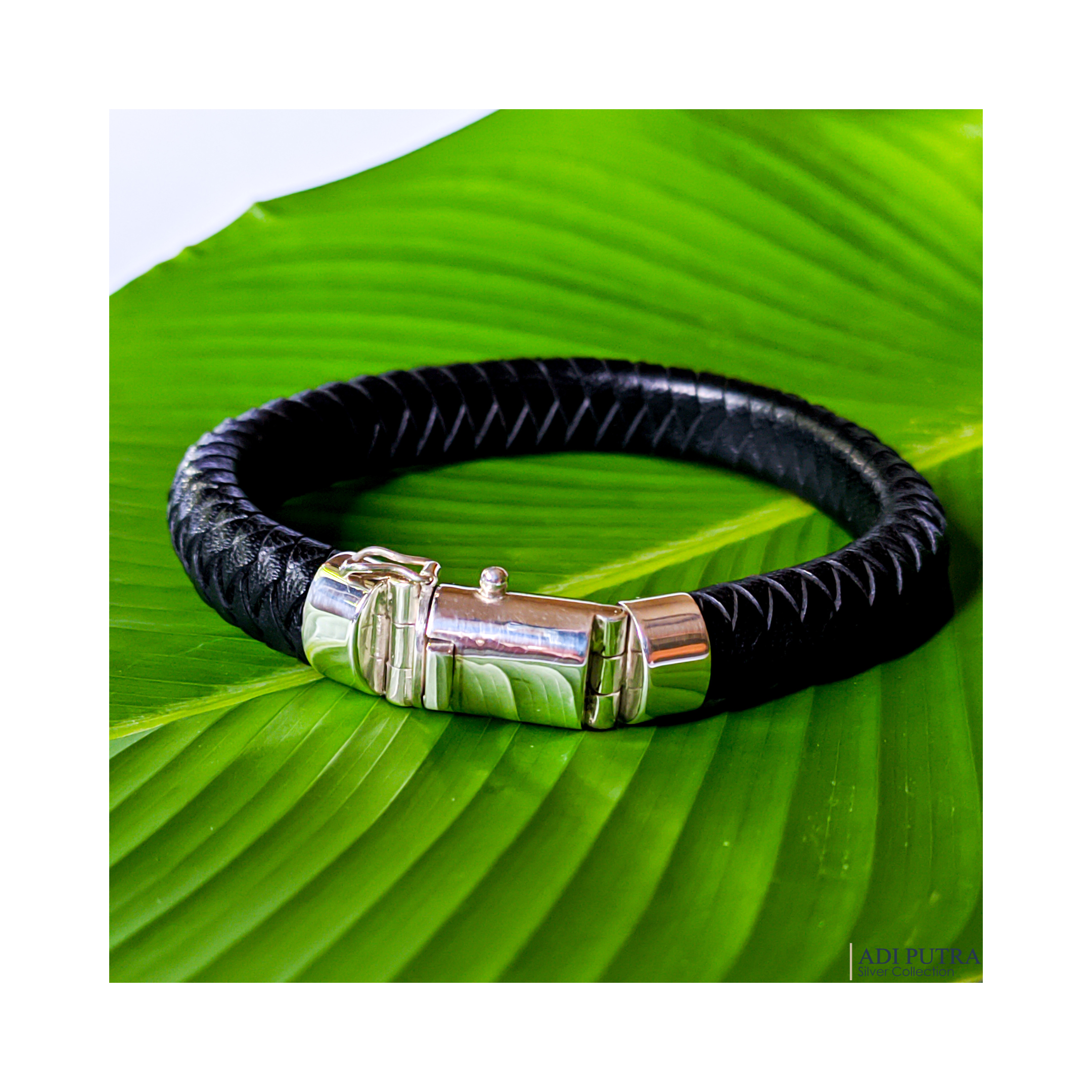 Braided Bracelet With Silver Touch