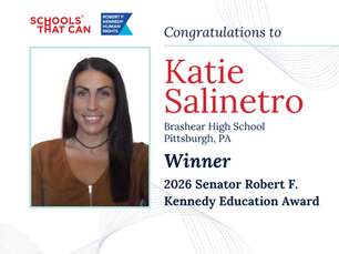 Q&A with Katie Salinetro, 2026 Senator RFK Education Award Winner