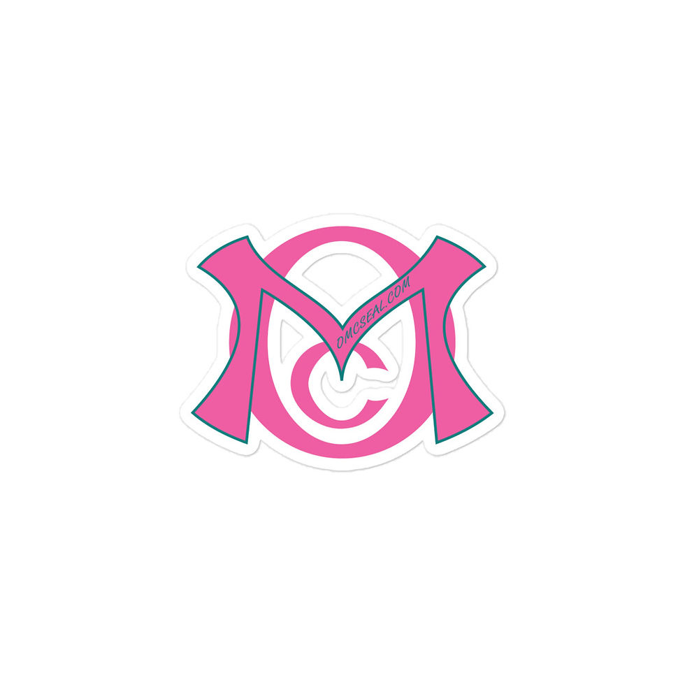 Miniatura: OMC PINK/GREEN STICKER