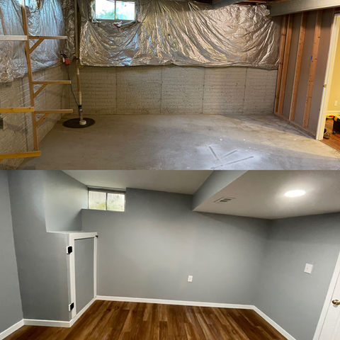 Basement remodel