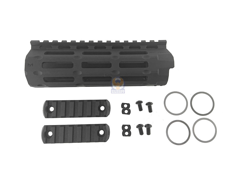APS Evolution Tech 6.0 M-LOK Tactical Handguard for M4 AEG (6 inch, BK)