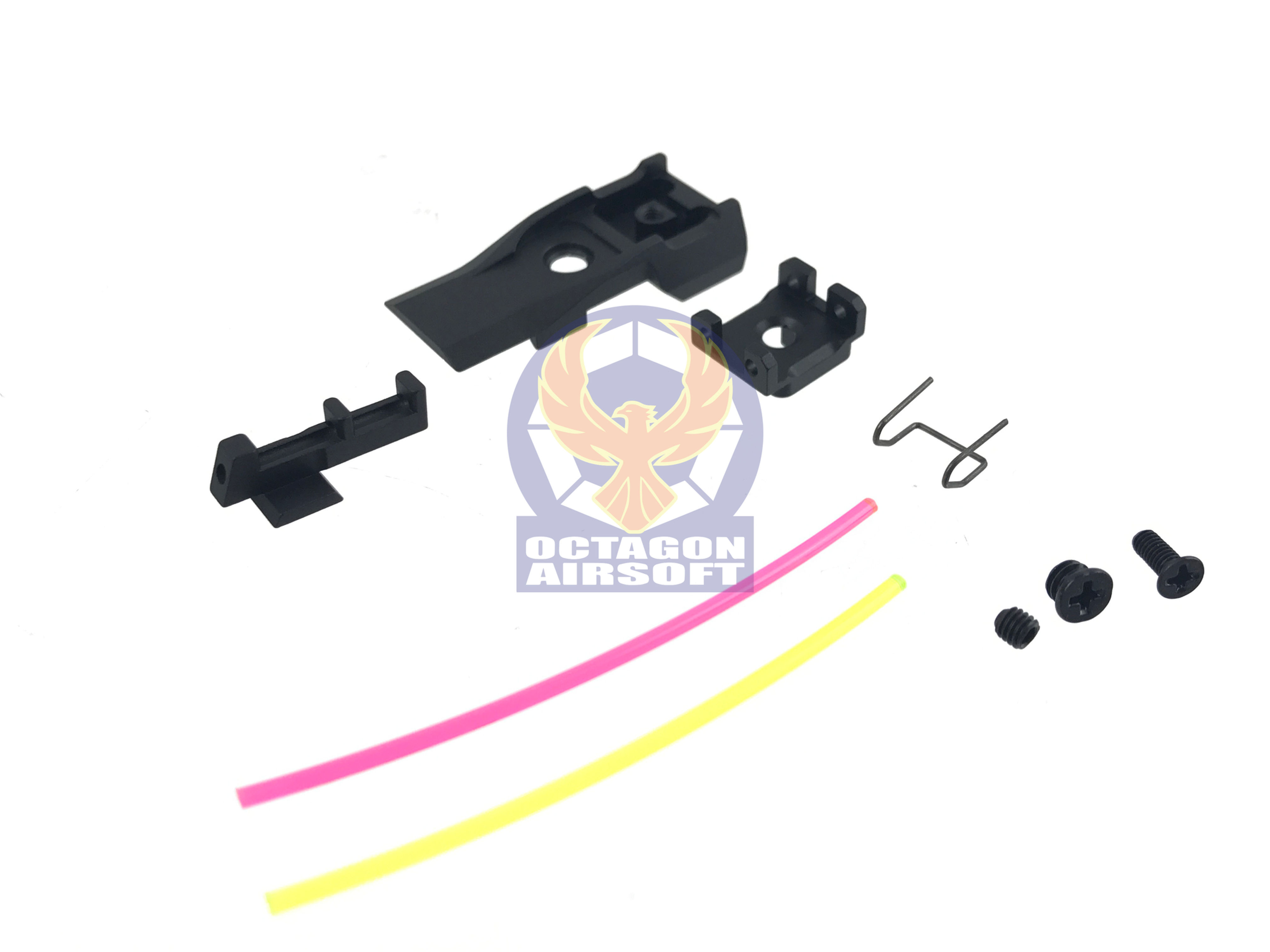 AIP005-T51AJ AIP Adjustable Alumimun Front and Rear Sight (Fiber) For TM 5.1