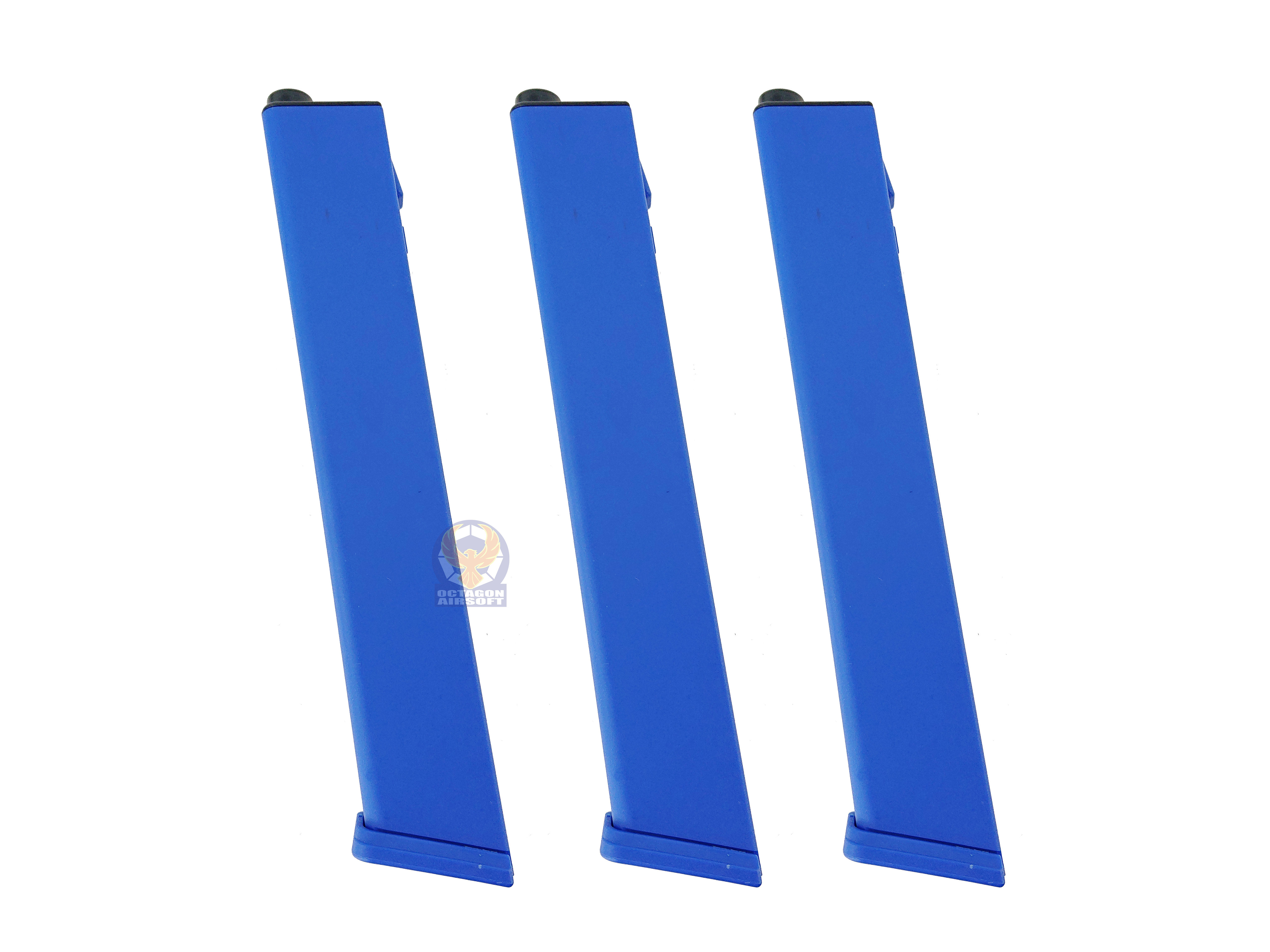 Classic Army P535P-3 Nemesis X9 / TP9 120rds 3 Pack Mid-Cap Magazine BLUE