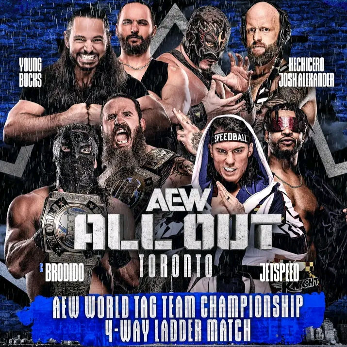 AEW & NJPW Promotional Image for the TNT Championship: (C) Kyle Fletcher VS Hiromu Takahashi