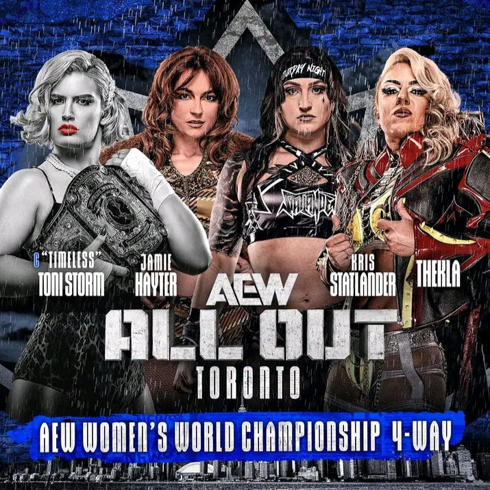 AEW & NJPW Promotional Image forAEW Women's World Championship: (C)"Timeless" Toni Storm VS Athena