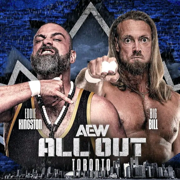 AEW & NJPW Promotional Image for the AEW Unified Championship: (C)Kazuchika Okada VS Swerve Strickland