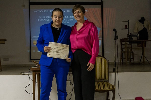 Carmen Galvañ premiada en el XIII Certamen Fernando de Ballesteros Saavedra en Ciudad Real