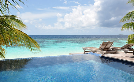 A tropical holiday or honeymoon destination, based on ideal weather conditions.