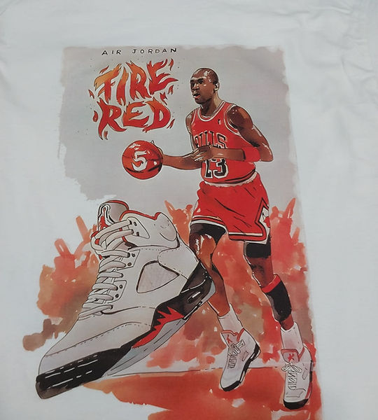 jordan 5 fire red clothes