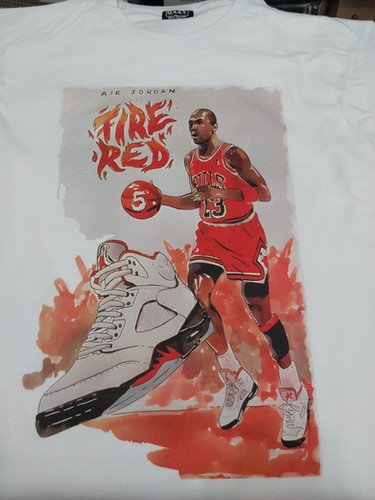 Nike Air Jordan Fire Red Shirt 12shirts