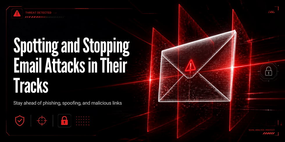 Spotting and Stopping Email Attacks in Their Tracks
