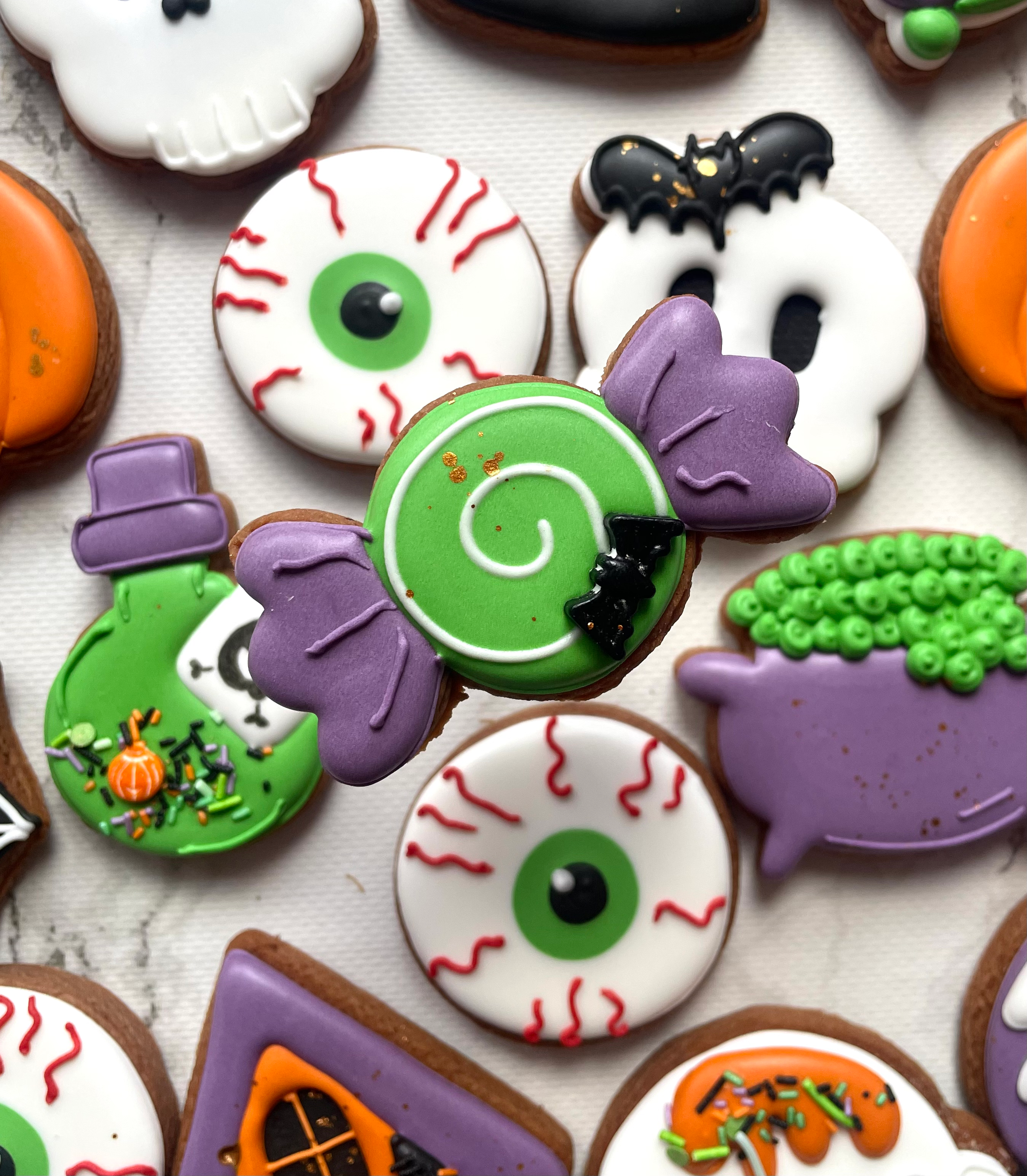 Cukierek - piernik na Halloween