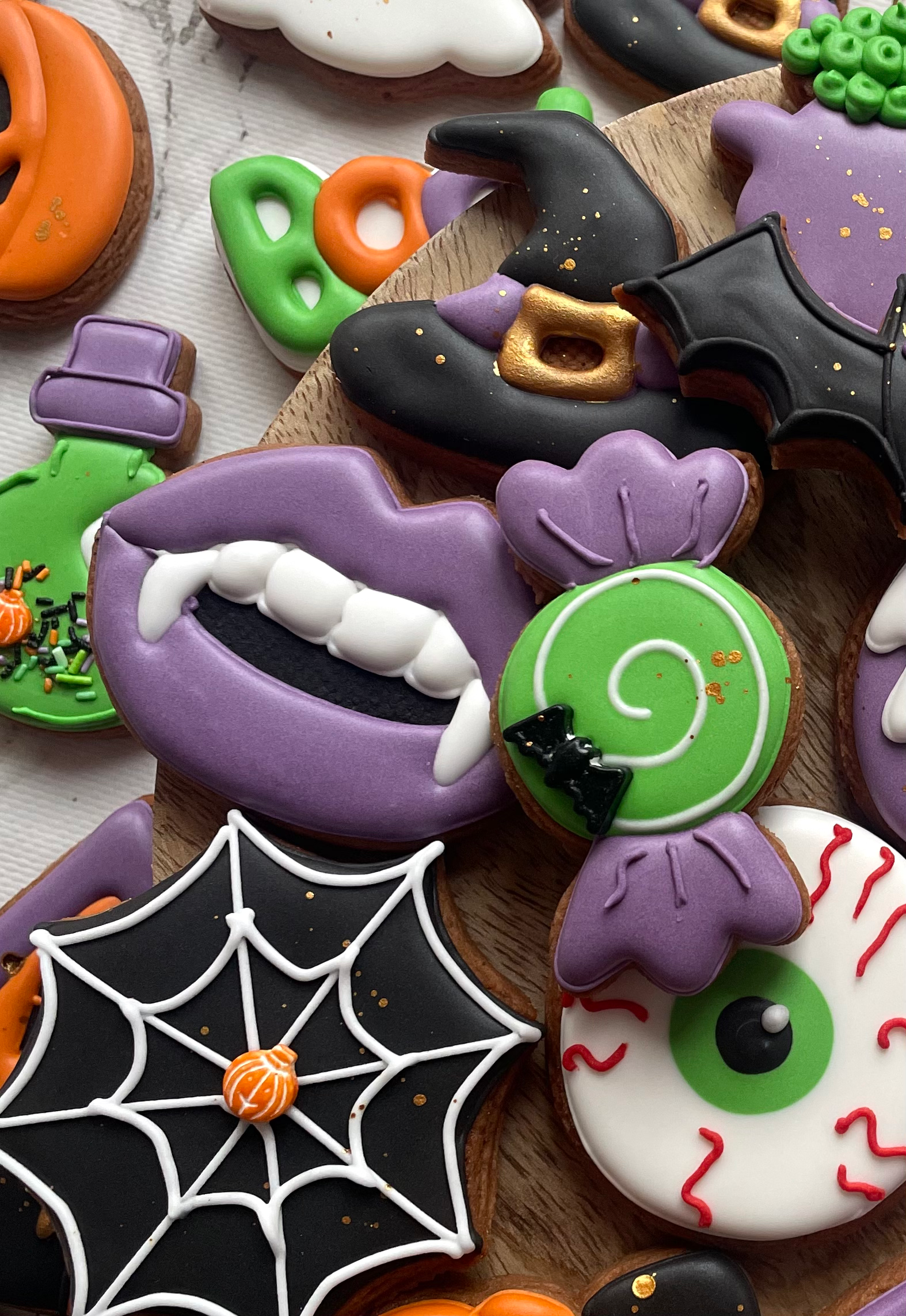 Usta wampira - piernik na Halloween