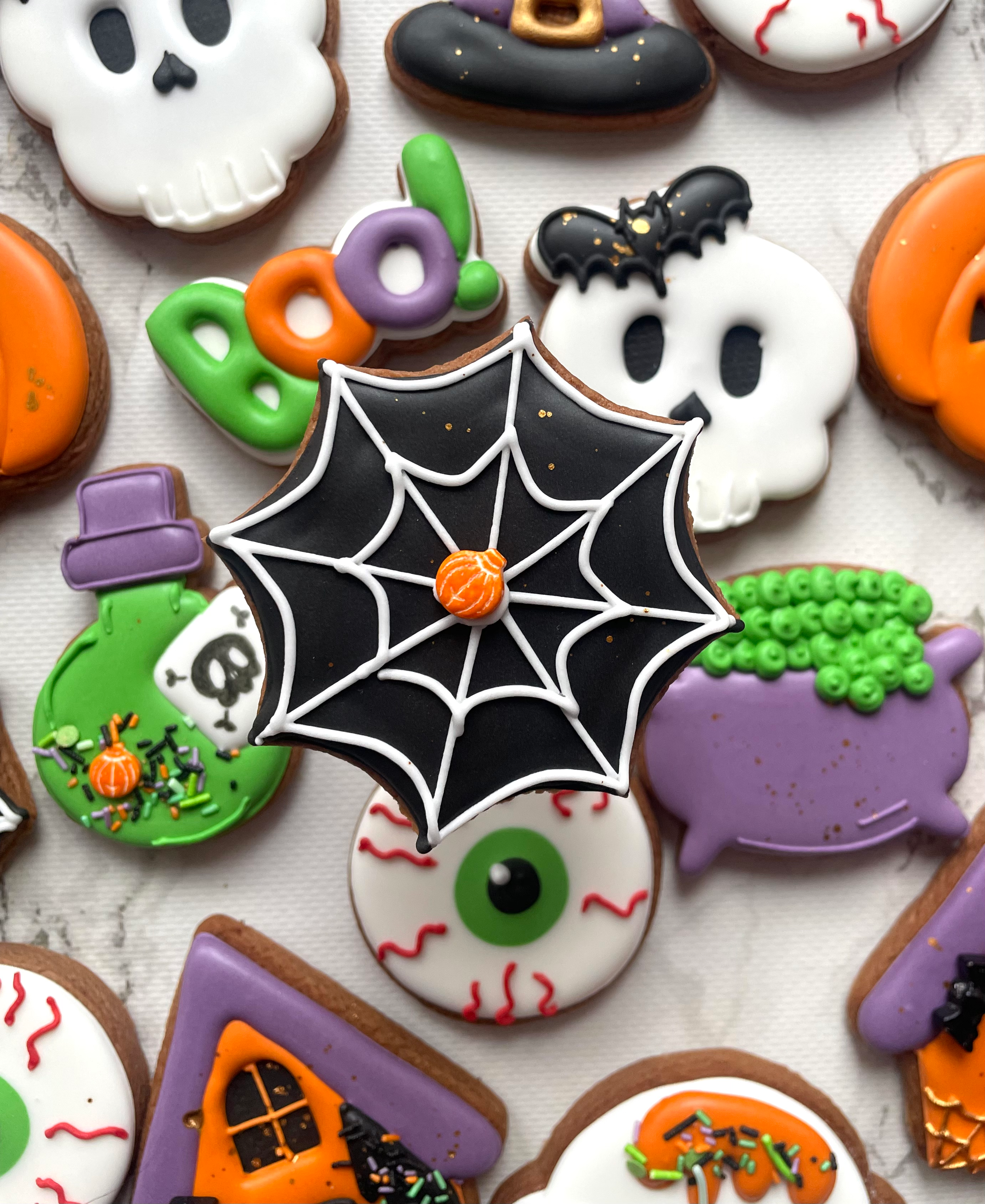 Pajęczyna - piernik na Halloween