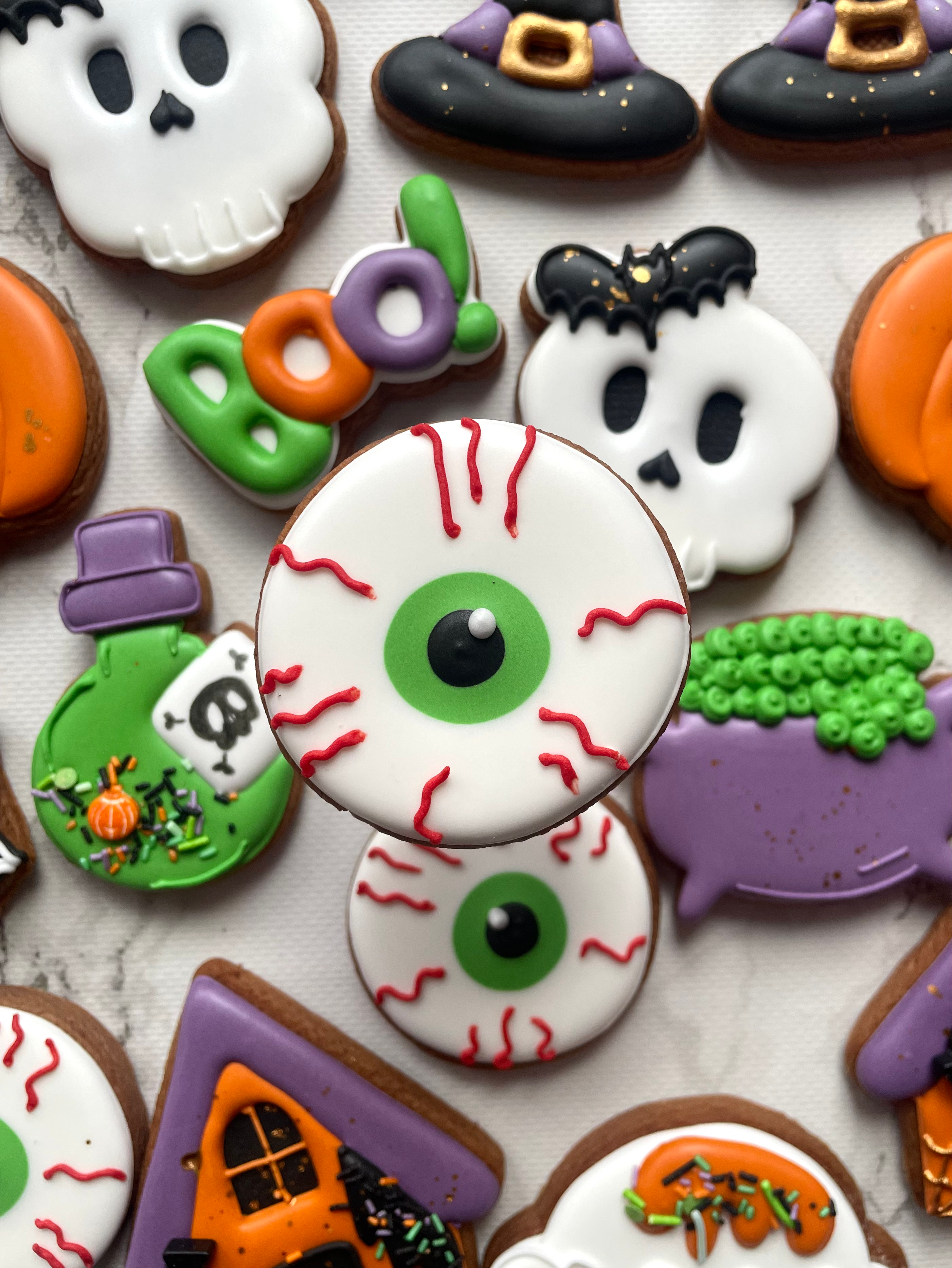 Straszne oko - piernik na Halloween