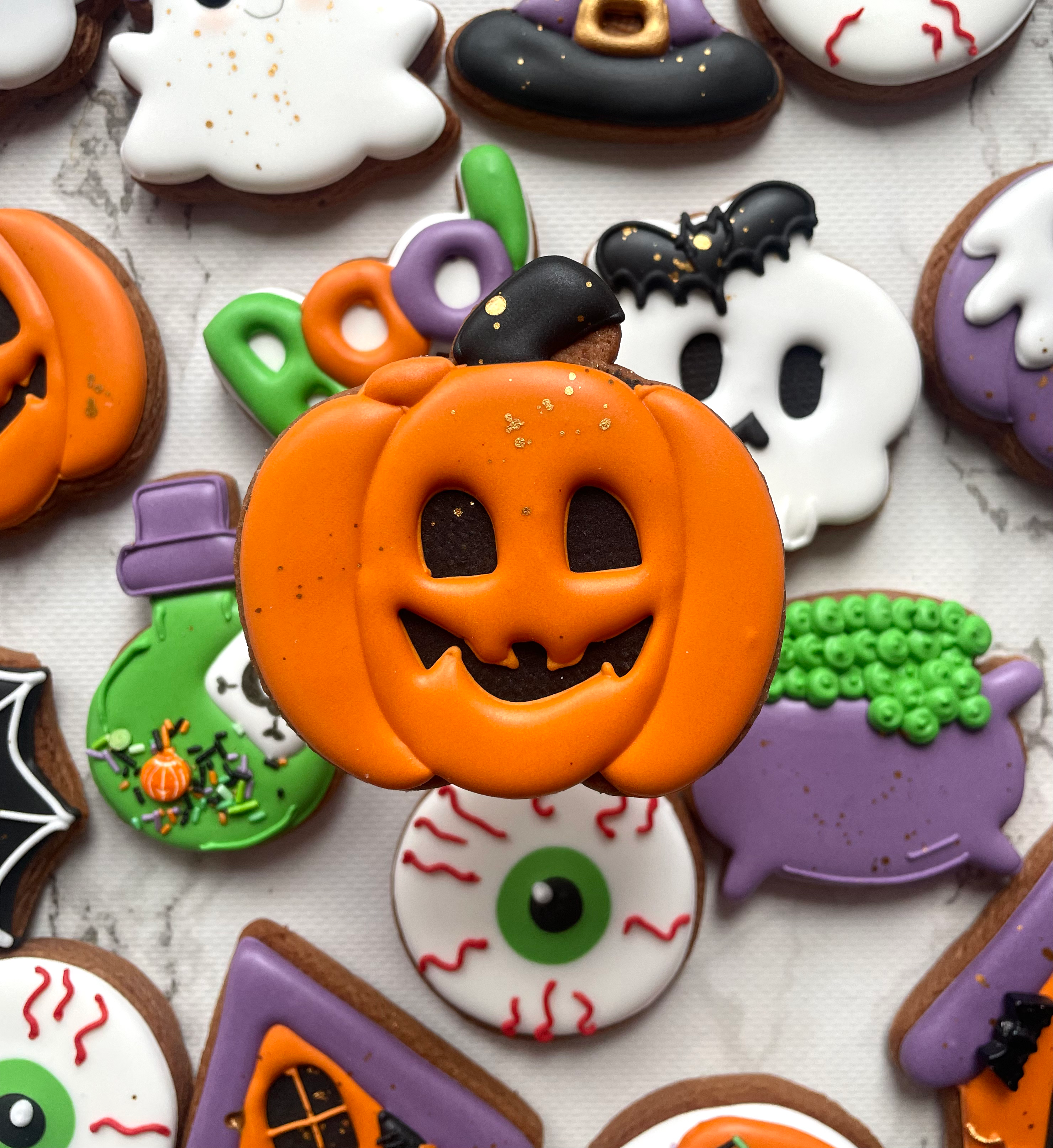 Straszna dynia - piernik na Halloween